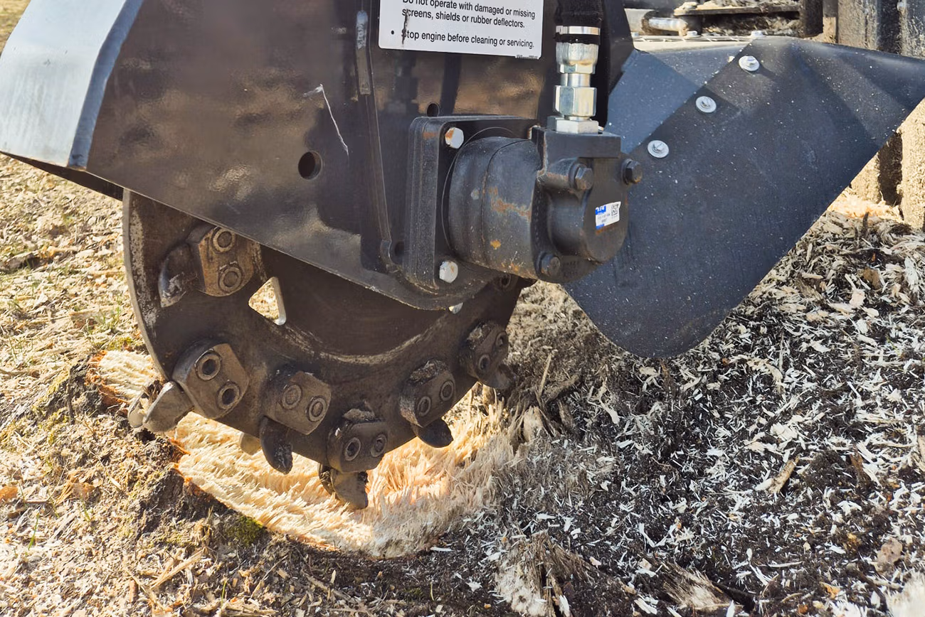 Frezowanie pni - Deredas